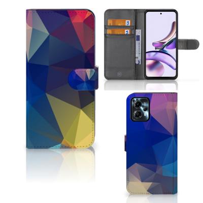 Motorola Moto G13 | G23 | Book Case | Polygon Dark