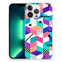 iPhone 13 Pro Max | TPU Hoesje | Blokken Kleurrijk