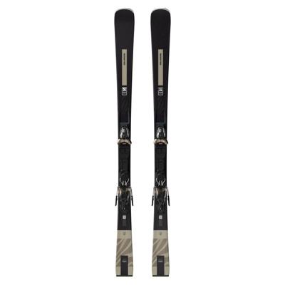 Salomon E S/Max N°10 + M10 GW L80 Ski Dames Black/Light Bronze Met. 160