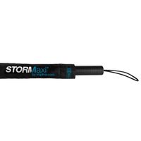 Windproof storm paraplu 100 cm zwart/blauw - Paraplu's - thumbnail