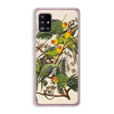 Carolinaparkiet: Samsung Galaxy A51 5G Transparant Hoesje