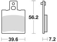 TRW Brake pad mcb 775 organic standard