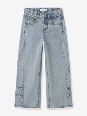 Meisjeskleding gebleekt denim