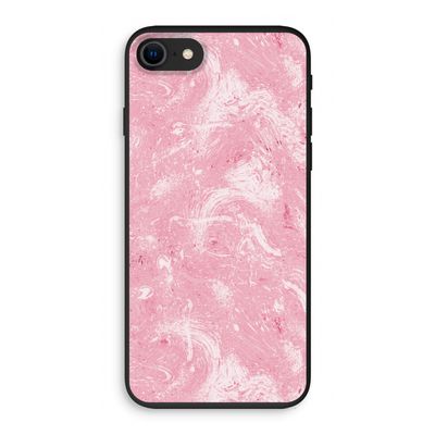 Abstract Painting Pink: iPhone SE 2020 Biologisch afbreekbaar hoesje