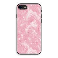 Abstract Painting Pink: iPhone SE 2020 Biologisch afbreekbaar hoesje
