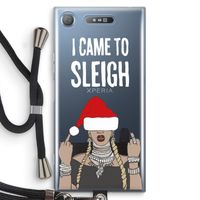 Came To Sleigh: Sony Xperia XZ1 Transparant Hoesje met koord
