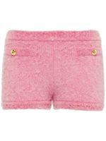 Miu Miu short Bouclé en laine vierge - Rose - thumbnail