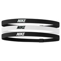 Nike Elastische Haarbanden 2.0 3-Pack Zwart Wit - thumbnail