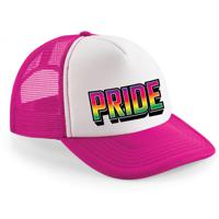 Gay Pride cap/pet voor volwassenen - roze - pride - regenboog - LHBTI - unisex