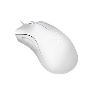 RAZER DeathAdder Essential White Ed Gaming-muis Kabelgebonden Optisch Zwart 5 Toetsen 6400 dpi