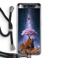 Ambition: Samsung Galaxy A80 Transparant Hoesje met koord Ambition: Samsung Galaxy A80 Transparant Hoesje met koord