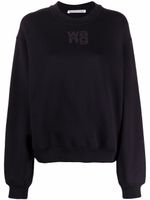 Alexander Wang sweat à logo imprimé - Noir