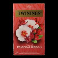Twinings Rozenbottel hibiscus 20 Zakjes