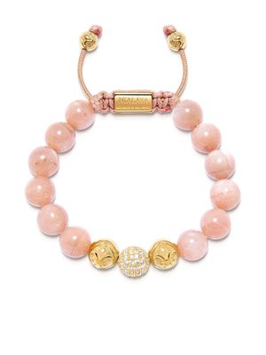 Nialaya Jewelry bracelet à ornements en cristal - Rose