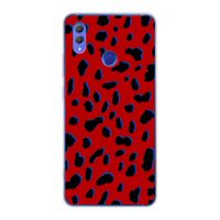 Red Leopard: Honor Note 10 Transparant Hoesje
