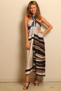 1/OFF 1/OFF - jurk - Dress Designer Scarf Maxi C - multi