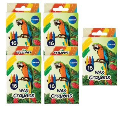 Waskrijtjes - 80x - gekleurd - 9 cm - speelgoed/knutselen - wax