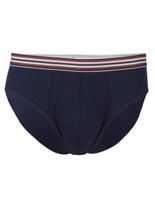 Herenslip Katoen Engel Natur Kleur Indigo Maat 46/48 - Medium