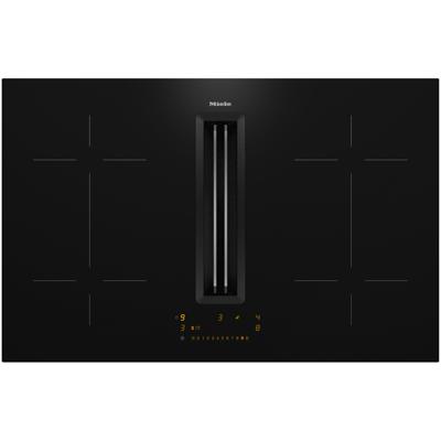 Miele KMDA7473-1 FL Inductie kookplaat met afzuiging Zwart