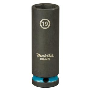 Makita E-16499 Impact Black Krachtdop 1/2" lang | 19 mm