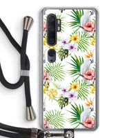 Gele kuif: Xiaomi Mi Note 10 Pro Transparant Hoesje met koord