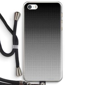 Musketon Halftone: iPhone 5 / 5S / SE Transparant Hoesje met koord