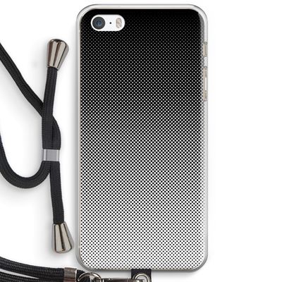 Musketon Halftone: iPhone 5 / 5S / SE Transparant Hoesje met koord