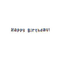 Letter banner - Happy Birthday