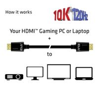 CLUB3D cac-1373 HDMI kabel 3m Zwart - thumbnail