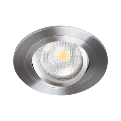 BR0009 LED-inbouwarmatuur Rond draai-/kantelbaar GU10-fitting Aluminium