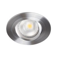 BR0009 LED-inbouwarmatuur Rond draai-/kantelbaar GU10-fitting Aluminium