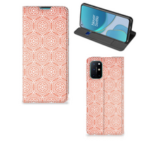 OnePlus 8T Hoesje met Magneet Pattern Orange