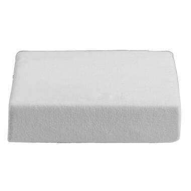 Waterdichte matrasbeschermer molton - wit - 70x150 cm - Leen Bakker