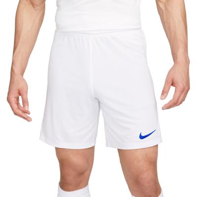 Nike Dri-FIT Park III Voetbalbroekje Wit Blauw