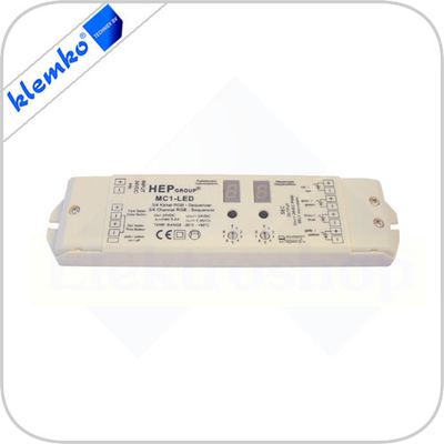 RGBA Kleurcontroller 12-24V 100W met kleur sequencer
