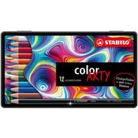 Kleurpotlood stabilo 1812 color arty 12st assorti | 10 stuks