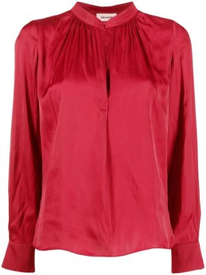 Zadig&Voltaire blouse Tink en satin - Rouge