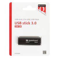 Usb stick 3.0 quantore usb-a 256gb zwart