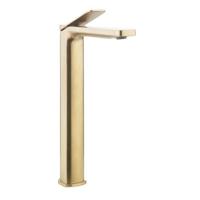 Crosswater Glide II Wastafelkraan opbouw - hoog - hendel - geborsteld messing GD112DNF