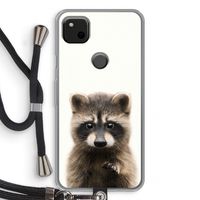 Rocco: Pixel 4a Transparant Hoesje met koord Rocco: Pixel 4a Transparant Hoesje met koord