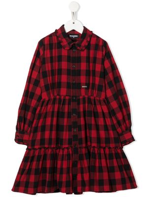 DSQUARED2 KIDS robe à carreaux - Noir