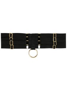 Bordelle ceinture à brides - Noir