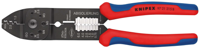Knipex Krimptang met meer-componentengrepen | Zwart gelakt | Lengte 240 mm | Zelfbedieningskaart/blister - 97 21 215 B SB