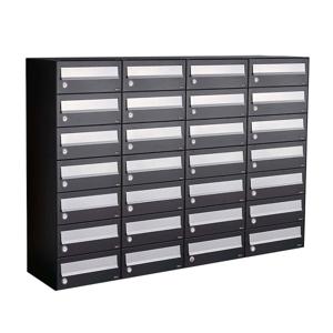 Allux Hive Set 4-Breed, 7-Hoog Zwart - 40030070_4x7