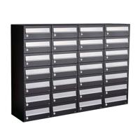 Allux Hive Set 4-Breed, 7-Hoog Zwart - 40030070_4x7