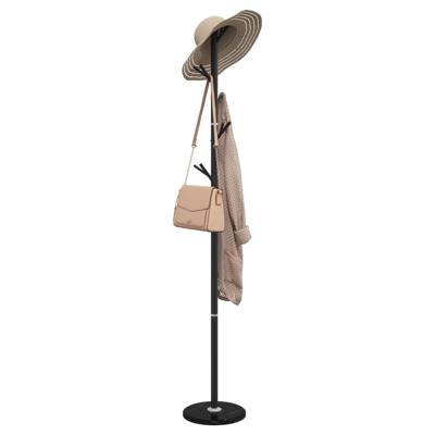 VidaXL Kapstok 175 cm gepoedercoat ijzer zwart