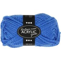 Creativ Company Fantasia acrylgaren, l: 35 m, maxi, blauw, 50 gr/ 1 bol