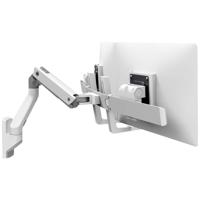 Ergotron HX Dual Arm Wall Mount Monitor-wandbeugel 2-voudig 38,1 cm (15) - 81,3 cm (32) Wit Draaibaar, In hoogte verstelbaar, Kantelbaar, Zwenkbaar