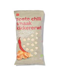 HEMA Bio Kikkererwtenchips Zoete Chili 75gram