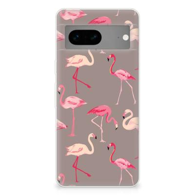 Google Pixel 7 | TPU Hoesje | Flamingo